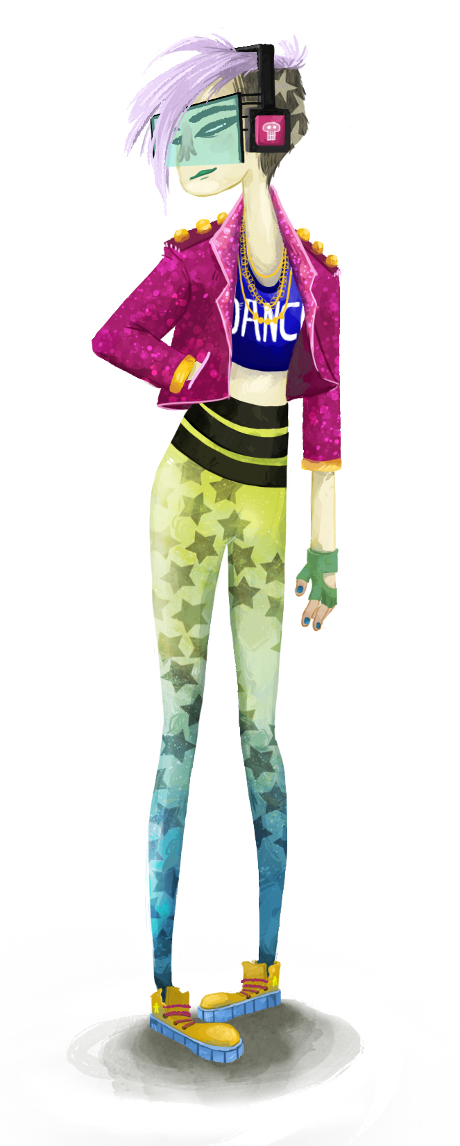 Edie M character painting