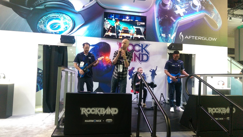 PDP playing in the booth