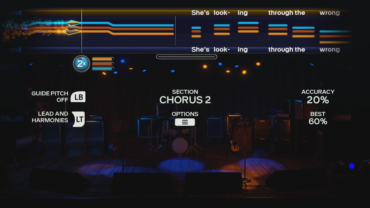 Rock Band 4 - Practice Mode - Vocal Harmonies